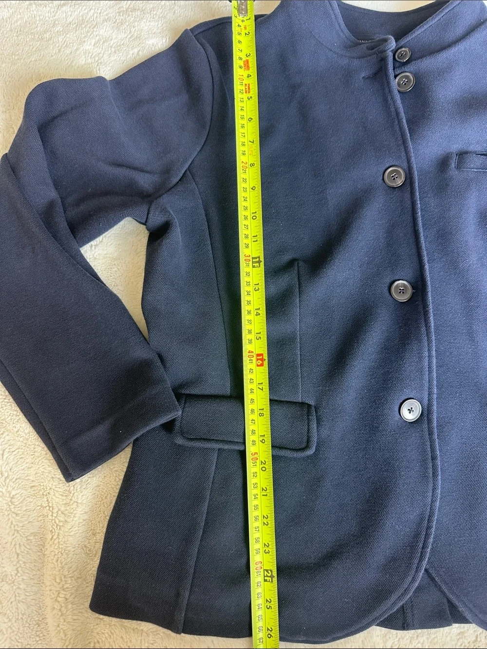 Banana Republic Men’s Navy Lightweight Button Jacket, Sweater Jacket